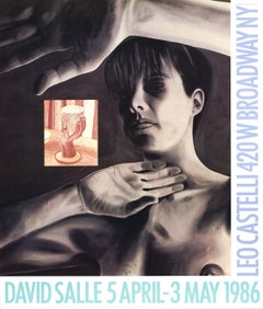 David Salle 1986 Exhibition Poster 'At Castelli's', Pop Art Style