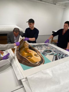 David Salle, paziente e infermiere