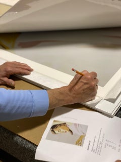 David Salle, Femme à bras relevé