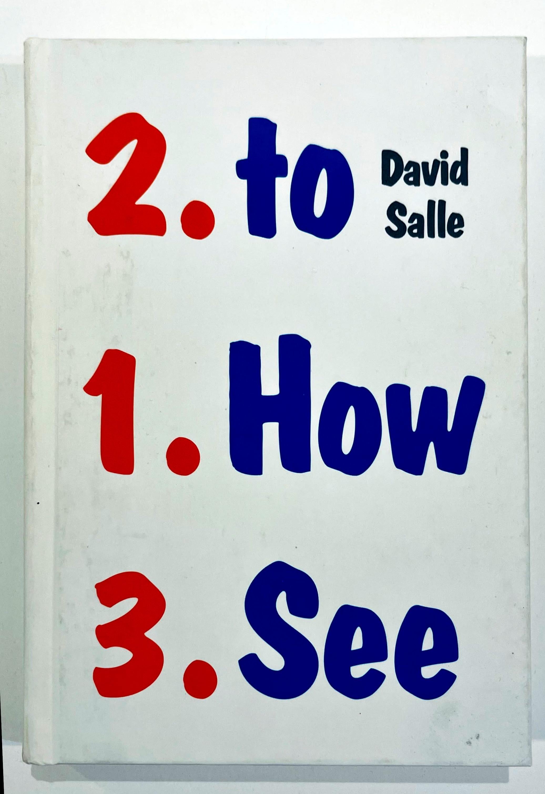 HOW TO SEE Looking, Talking and Thinking about Art (signé à la main par David Salle) en vente 2
