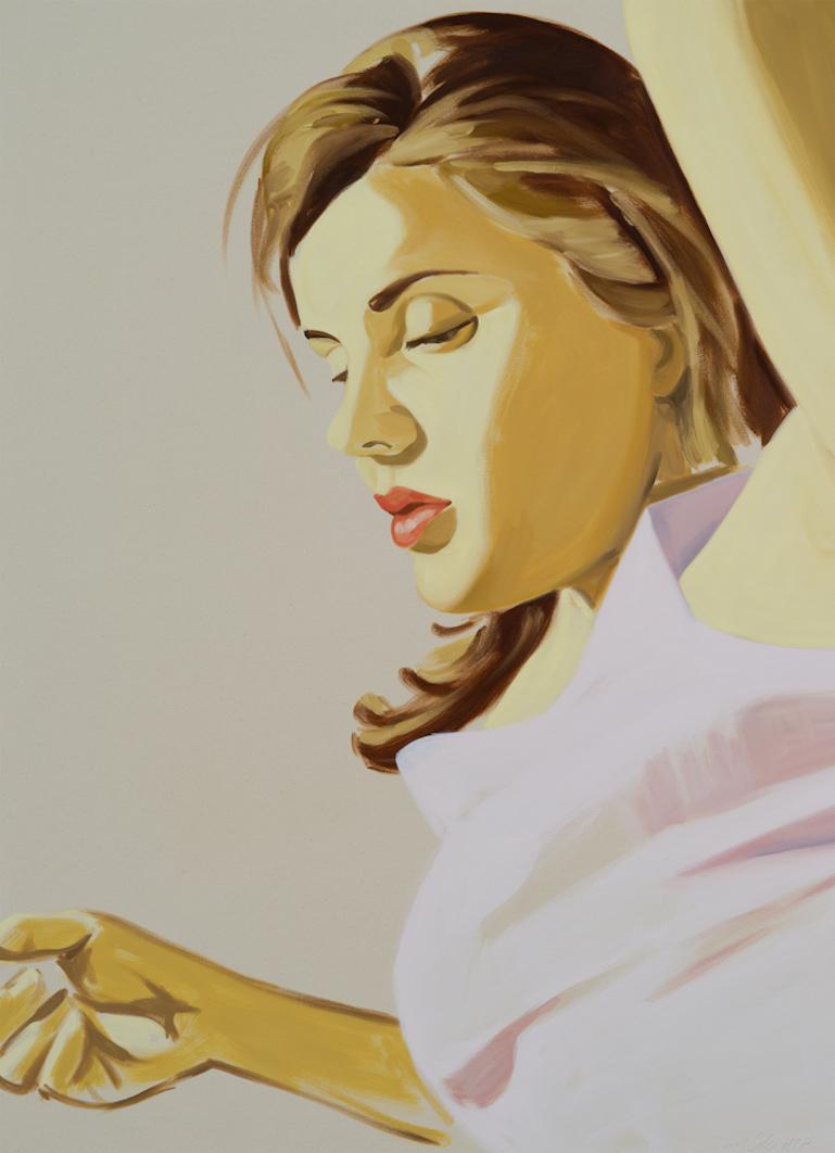 David Salle Portrait Print - Woman with Raised Arm