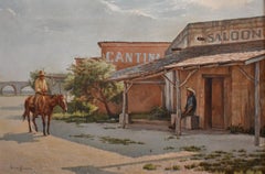 "TUFF DECISION" WESTERN COWBOY SALOON / CANTINA STREET SCENE