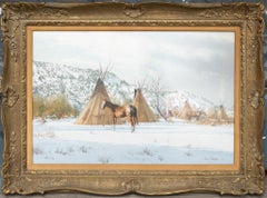 Scène de neige occidentale