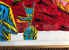 David Sandlin Waltz of the Angels 1992 Original signierte gerahmte Lithographie
