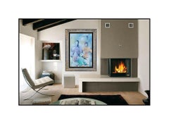 David Schluss Oil Painting Original Signed Modern Cubism Female Portrait Artwork