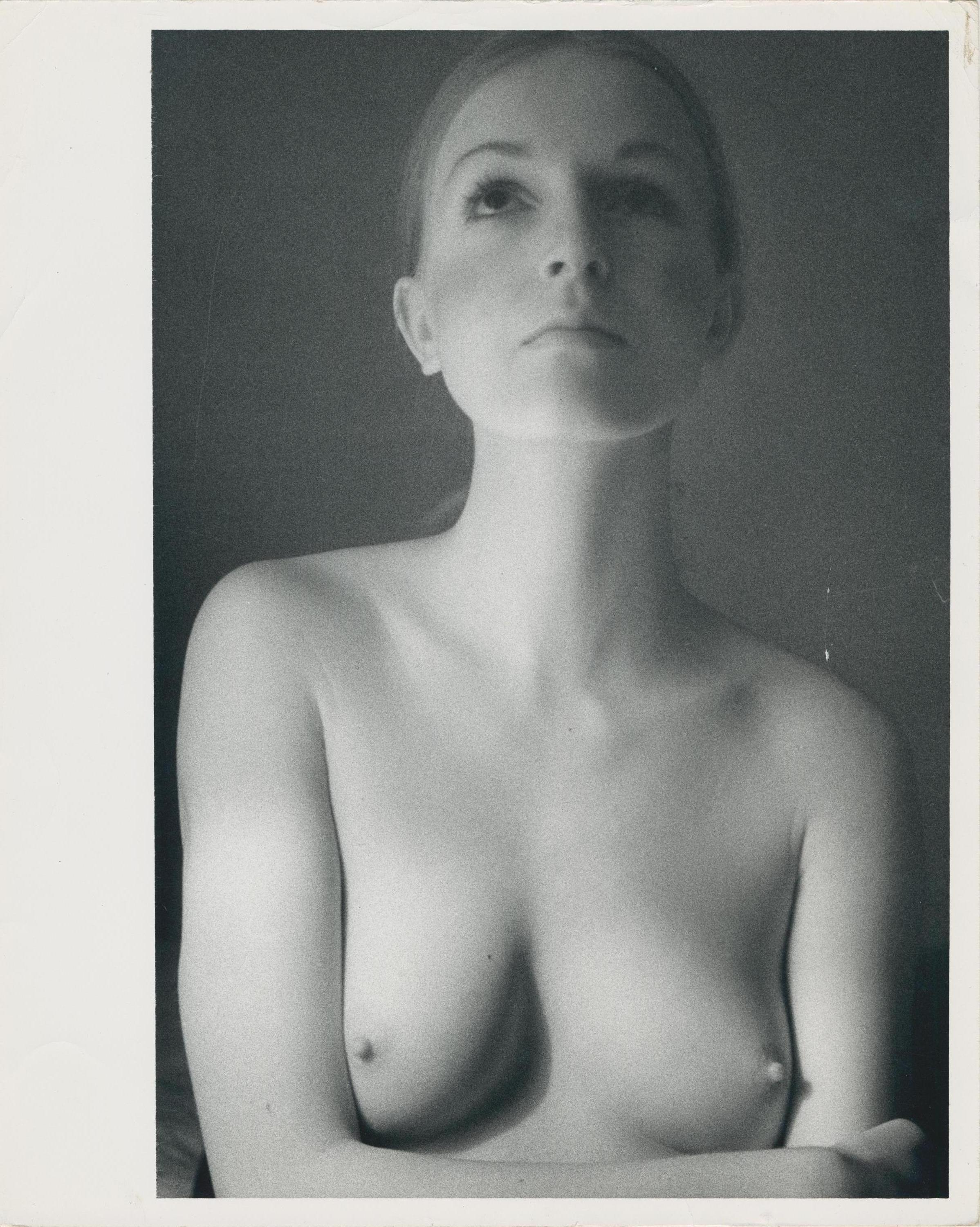 David Schoen Nude Photograph - Nude Portrait, Body, Black and White Photography , 20, 4 x 15, 3 cm