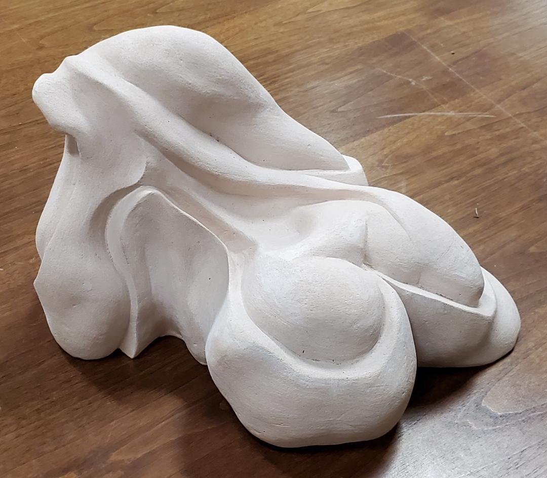 DAVID SEGEL - Sculpture abstraite de nu des années 1970 en vente 2