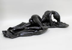 David Segel Mujer desnuda Escultura modernista de bronce