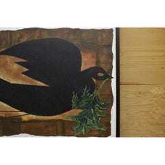 Dove Holding a Branch Oil Painting by David Segel