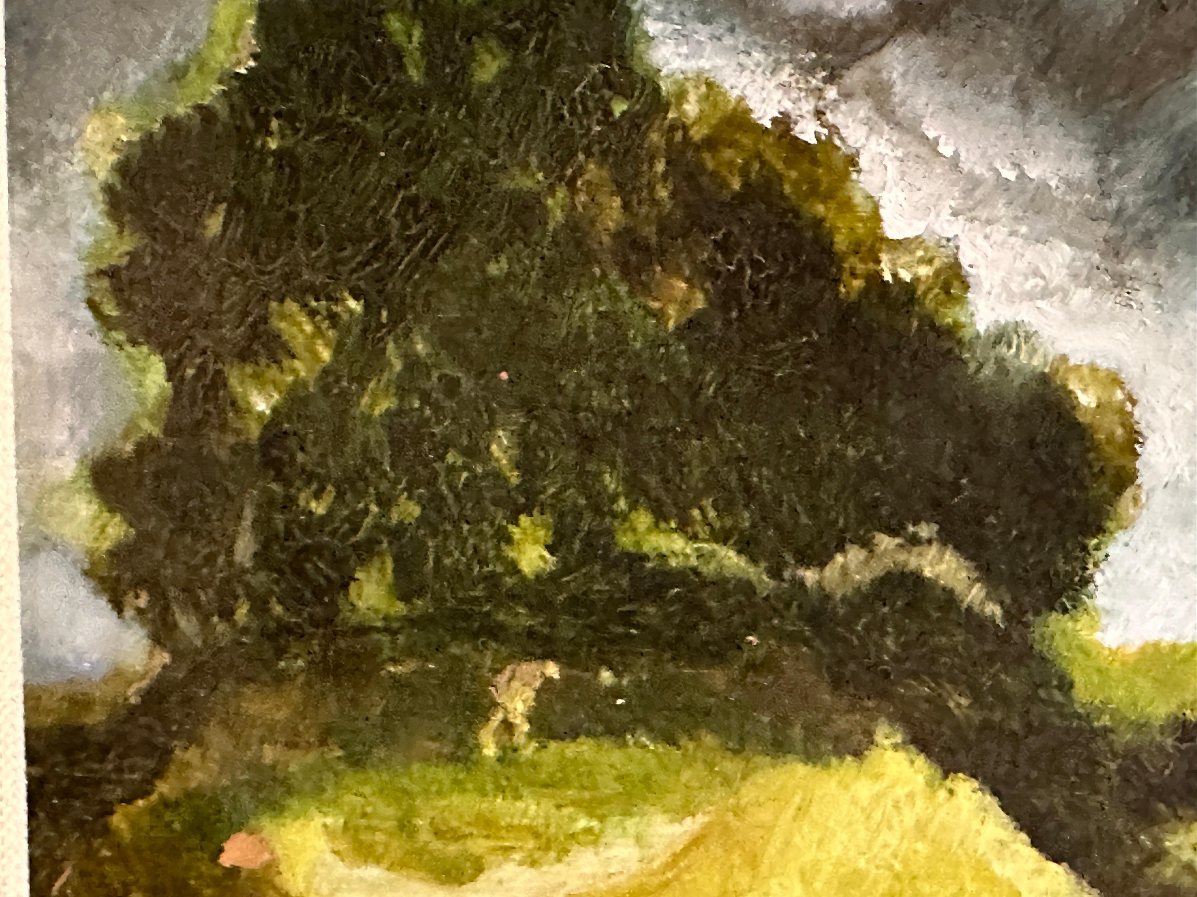 Landschaft - Öl auf Leinwand  von David Segel 3