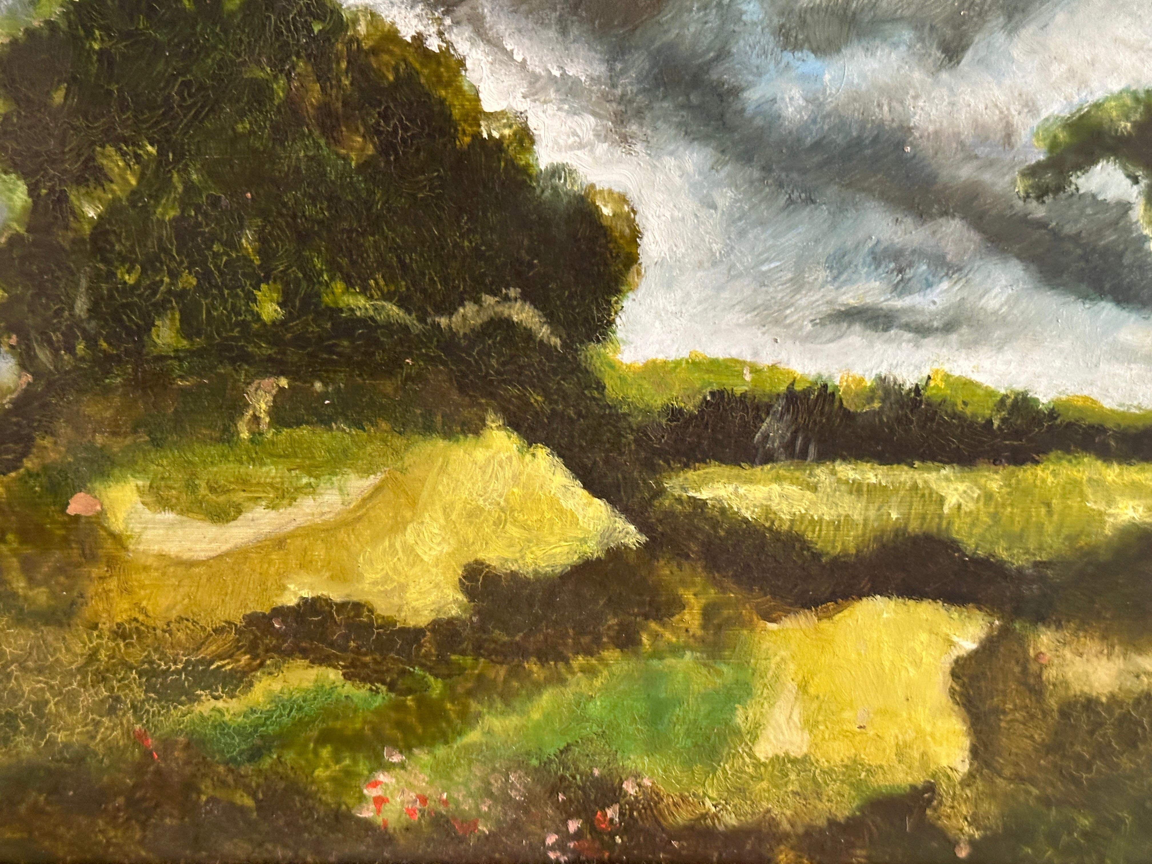 Landschaft - Öl auf Leinwand  von David Segel 4