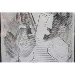 Ritratto astratto Litografia di David Segel