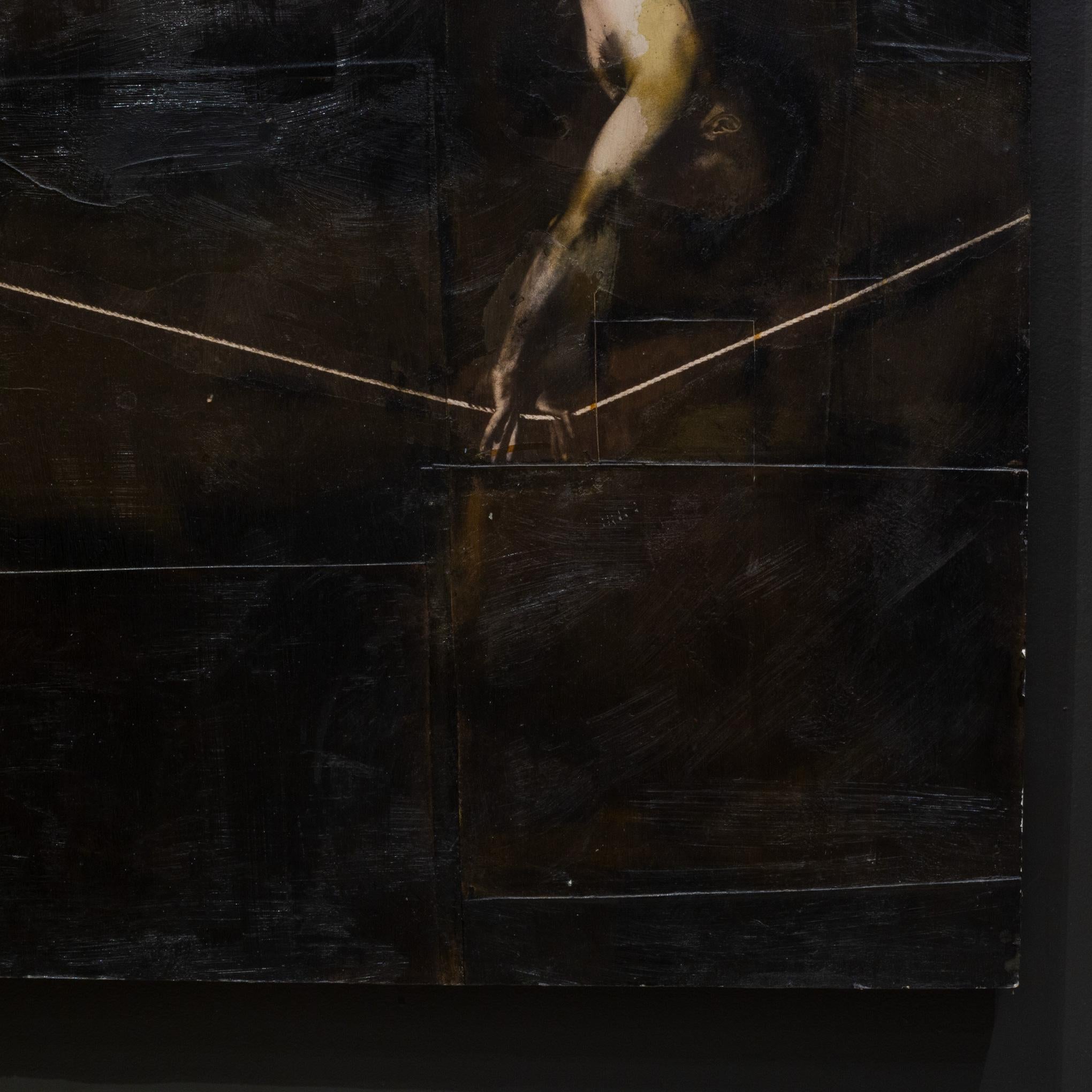 David Seiler Photocollage Tight Rope Walker 1993 in vendita 1