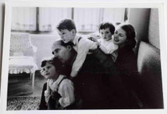 Ingrid Bergman und Roberto Rossellini mit ihren Kindern von David Seymour-1985