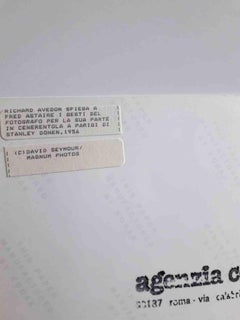 Richard Avedon and Fred Astaire - Photograph by David Seymour - 1956