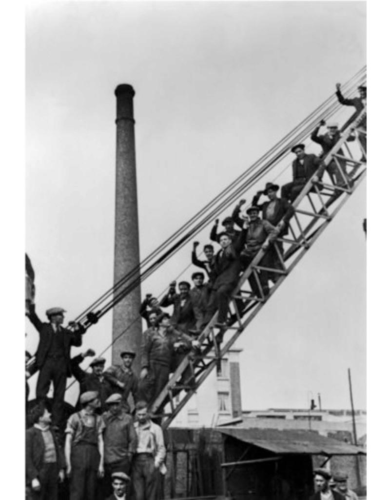 David Seymour Black and White Photograph - Town of Saint-Ouen, Seine-Saint-Denis department, ile-deFrance