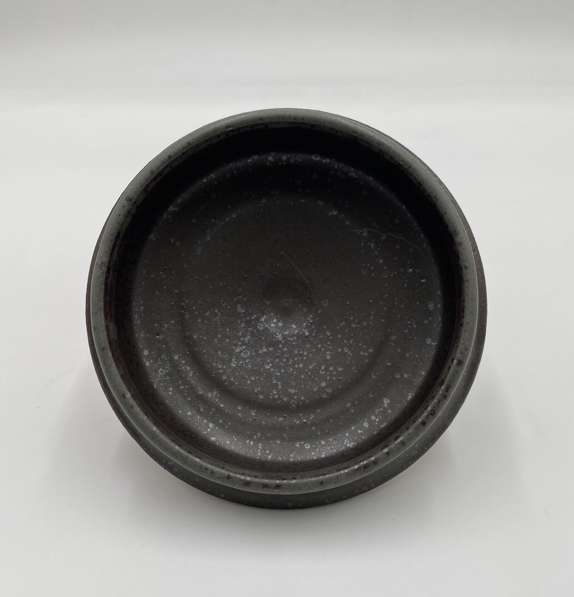Glazed David Shaner Ceramic Bowl, 1980's  For Sale