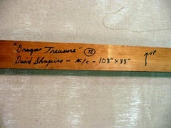 Exceptional Monumental David Shapiro Abstract Painting