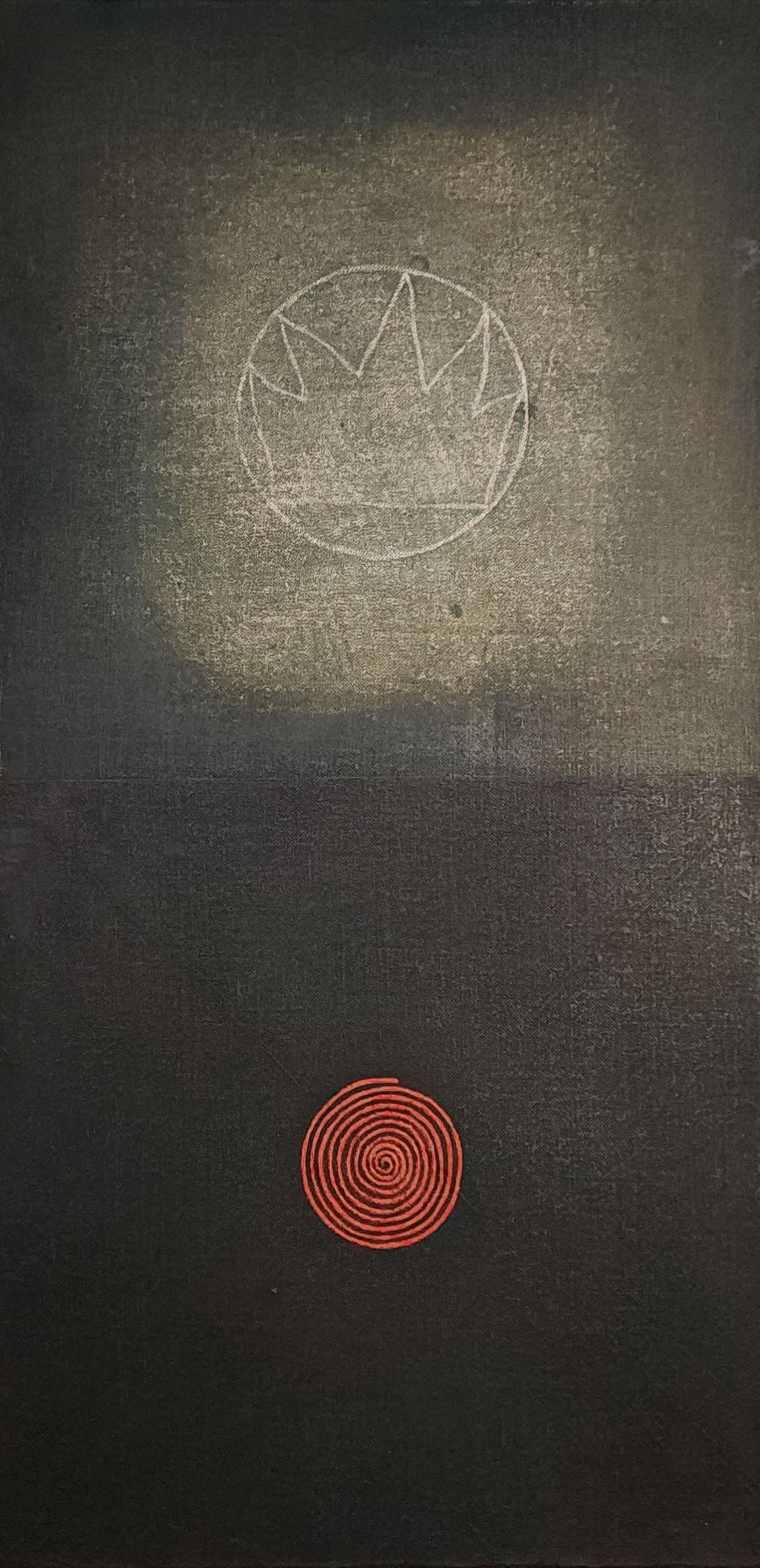 David Shapiro
Twice Told Tale (3), 11/1983
Signed and dated on verso
Oil on canvas
44 x 22 inches


David Shapiro was born in 1944 in Brooklyn, New York. His artwork, as described by author Mason Riddle, embodies a deeply personal lexicon of signs