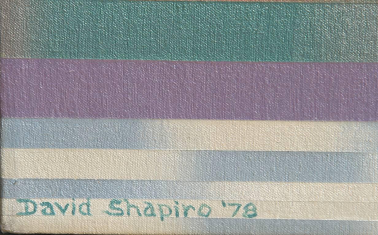 Senza titolo, Pittura acrilica astratta geometrica di David Shapiro in vendita 1