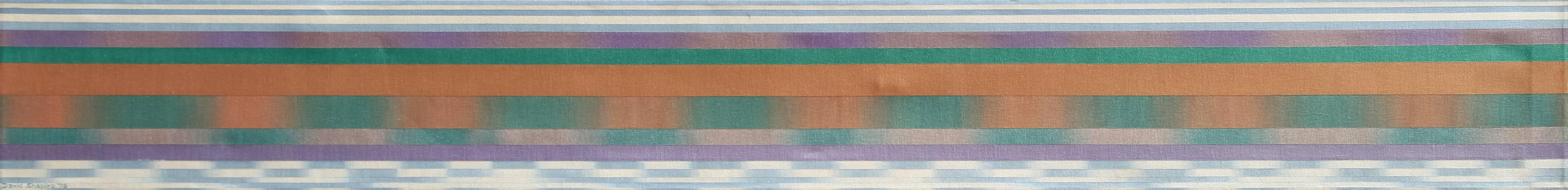 Sans titre, peinture acrylique abstraite géométrique de David Shapiro