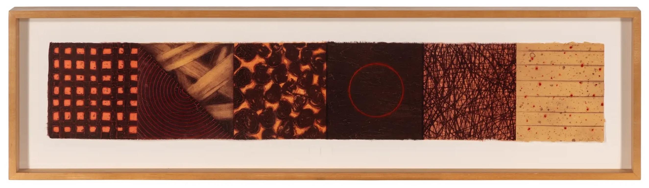 David Shapiro Abstract Print - Savasan