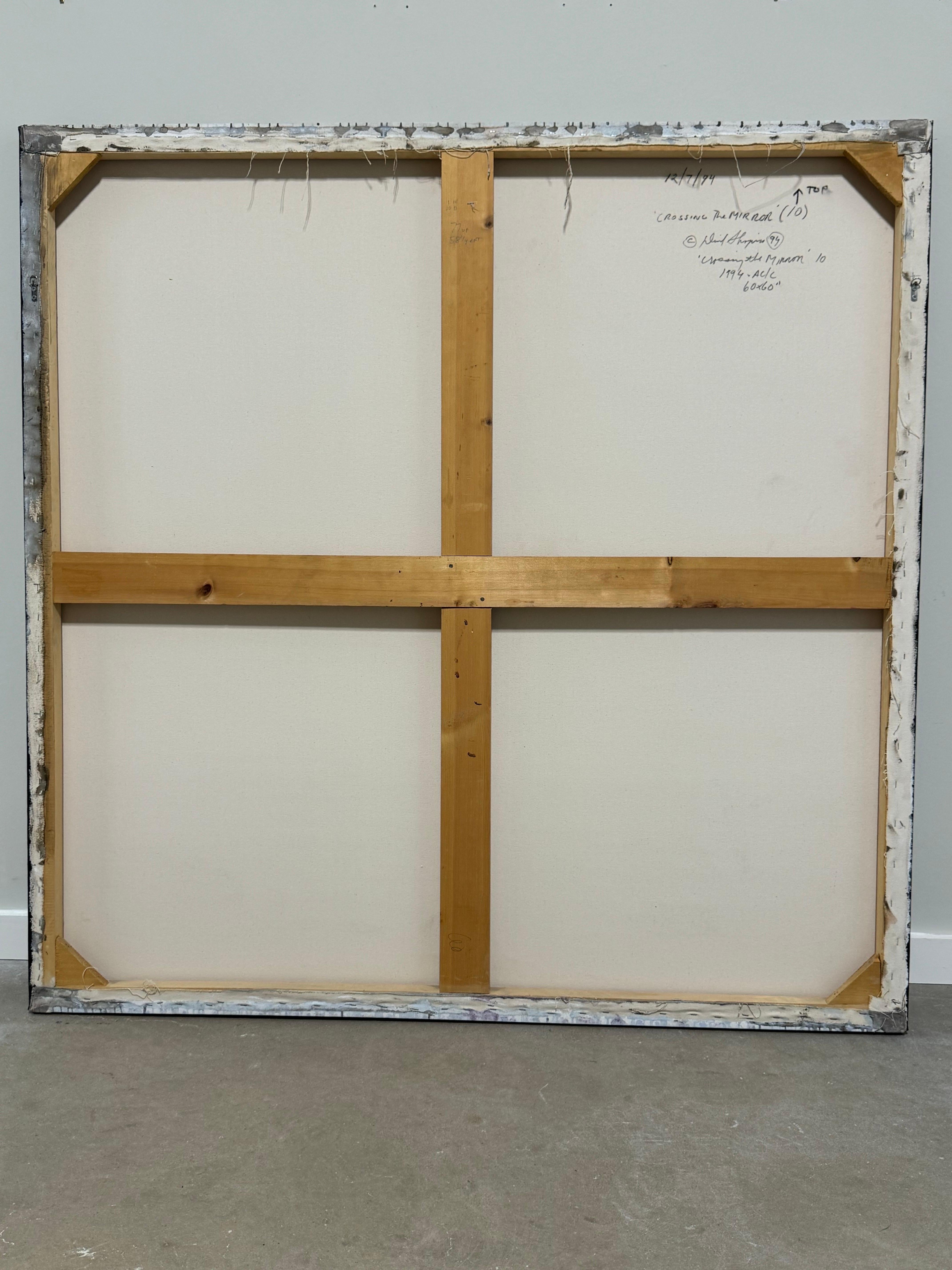 David Shapiro 'Crossing the Mirror 10' Gemälde im Angebot 12