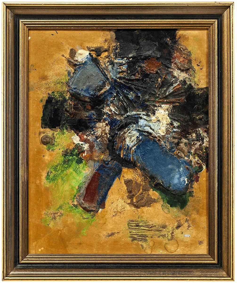 Firmado a mano abajo a la derecha
Fechado en 1961

David Sharir nació en 1938 en Tel Aviv (Israel), donde reside actualmente.

David Sharir, hijo de inmigrantes rusos, nació en Israel. Comenzó sus estudios de arte en Tel Aviv y continuó en Florencia