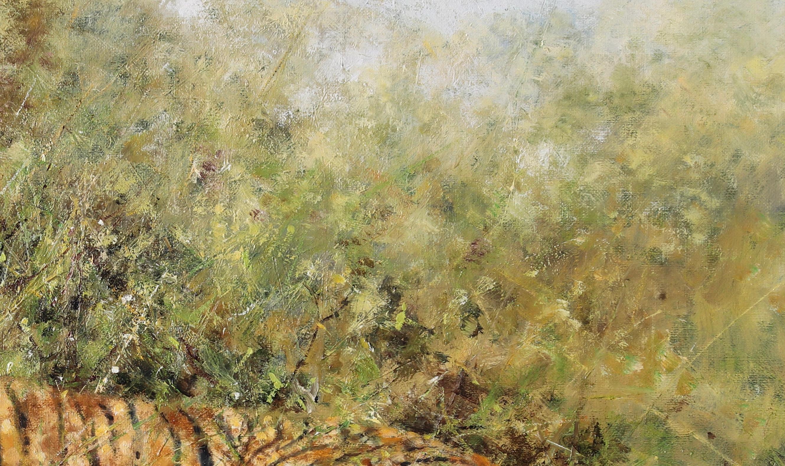 A riposo, ma all'erta - Tigre vigile, 2001, David Shepherd Pittura ad olio originale in vendita 4