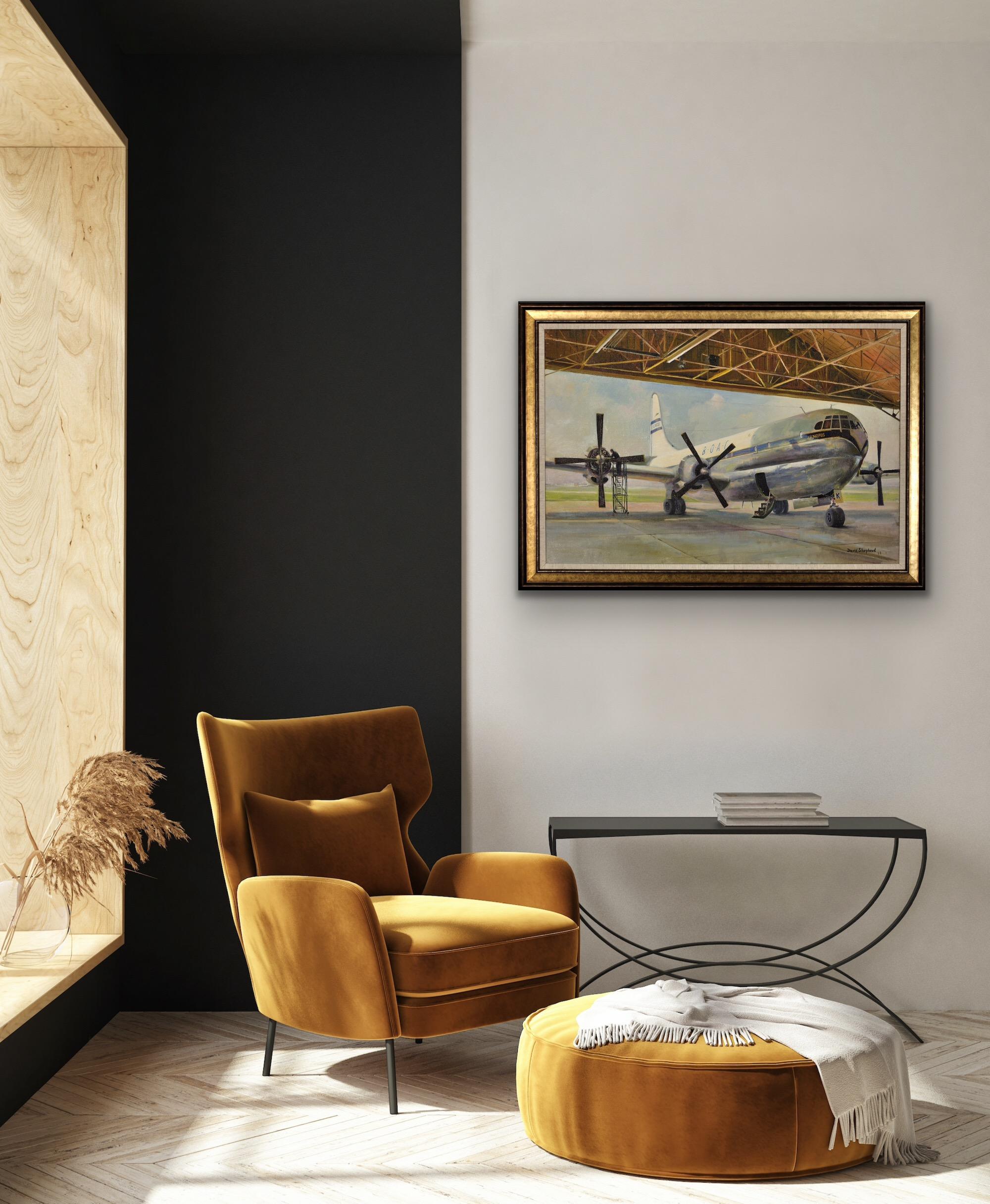 Gigantesco Boeing 377 Stratocruiser Canopus, aeromobile di linea della BOAC rinnovato e dipinto in vendita 1