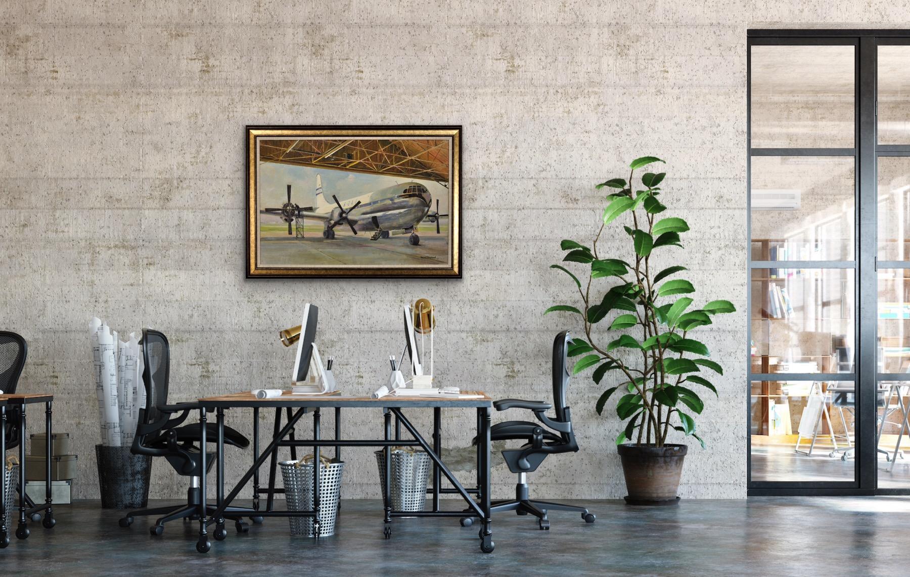 Gigantesco Boeing 377 Stratocruiser Canopus, aeromobile di linea della BOAC rinnovato e dipinto in vendita 2