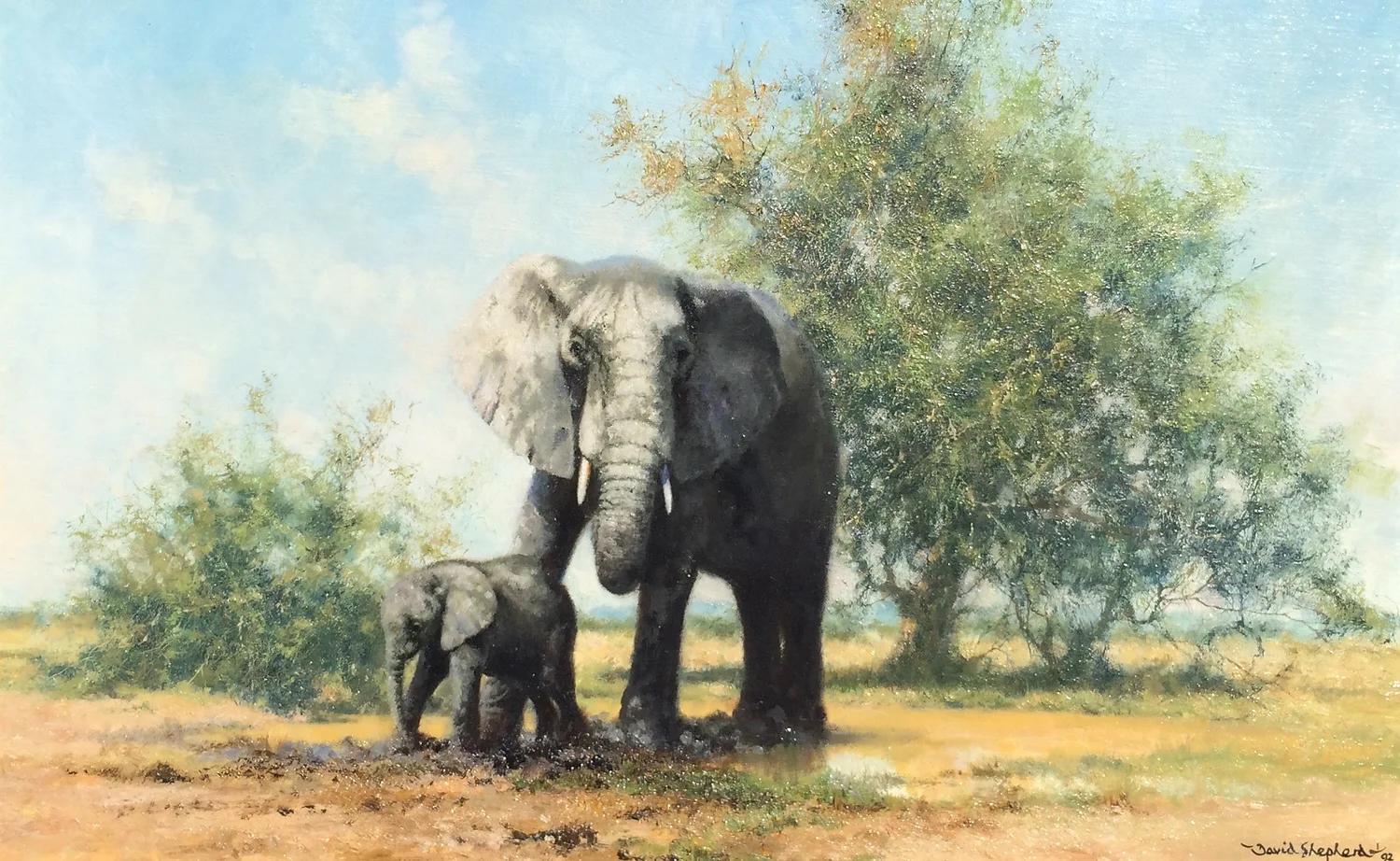 Instinto maternal, Pintado en 1992