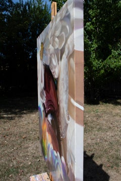 Steel Magnolia, Oil Painting