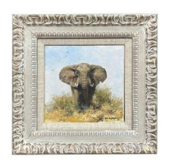 The Old Bull, 1994, Original David Shepherd Oil Painting