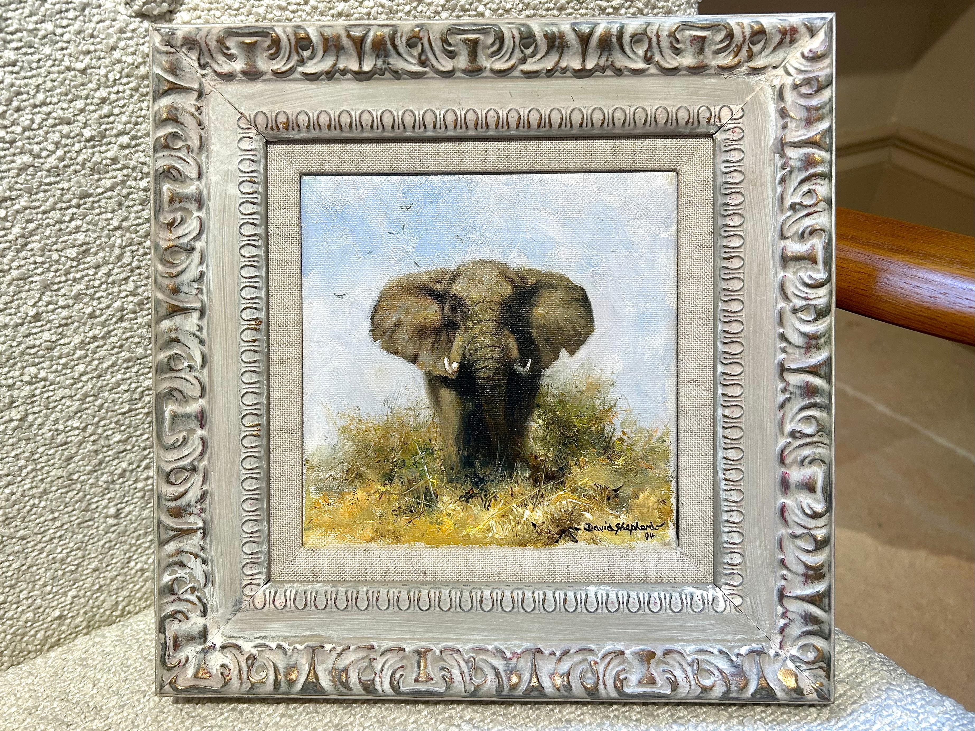 The Old Bull, 1994, Original David Shepherd Oil Painting 3