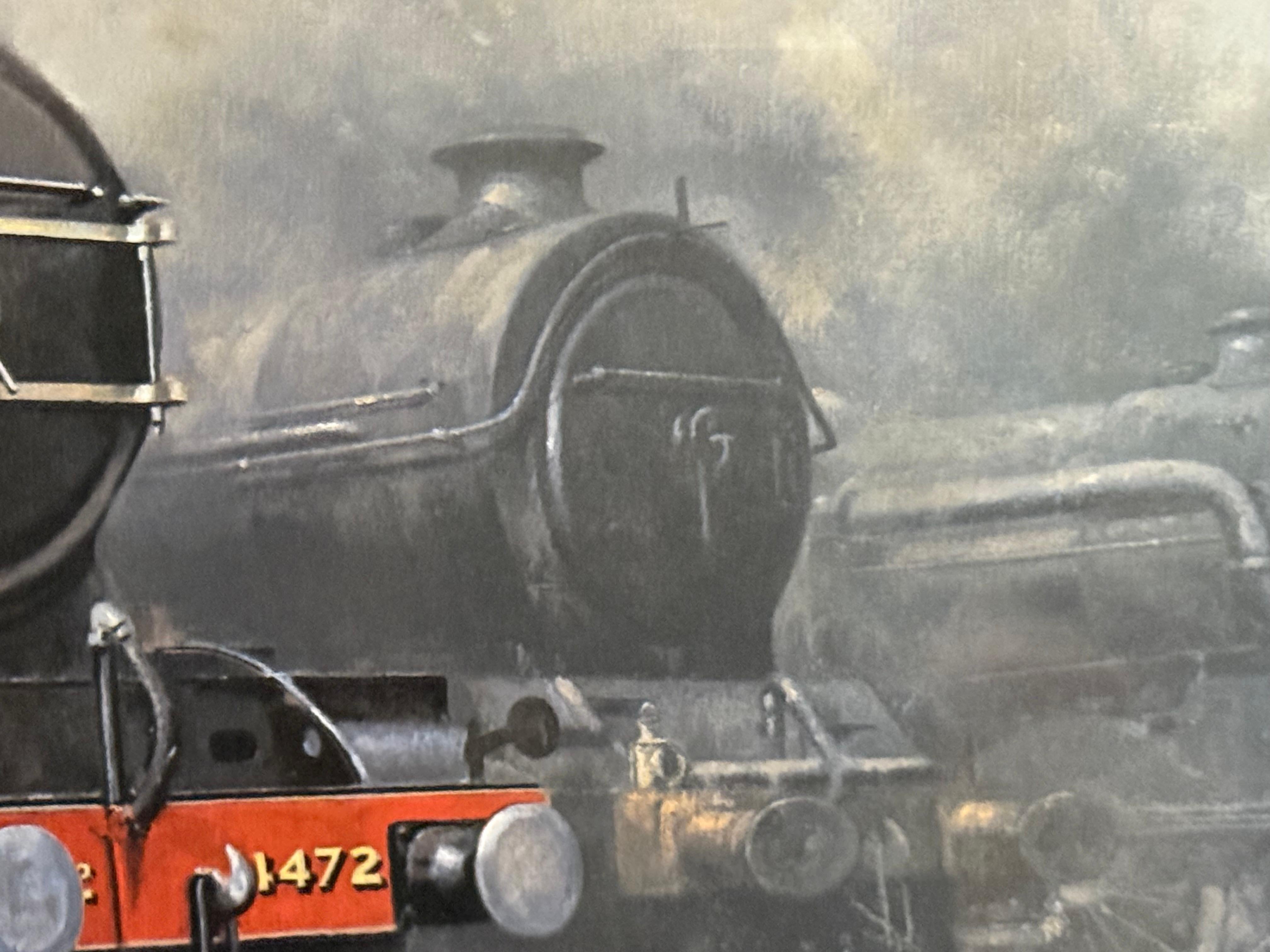 The Flying Scotsman 4472 Steam Train signed ltd ed For Sale 3