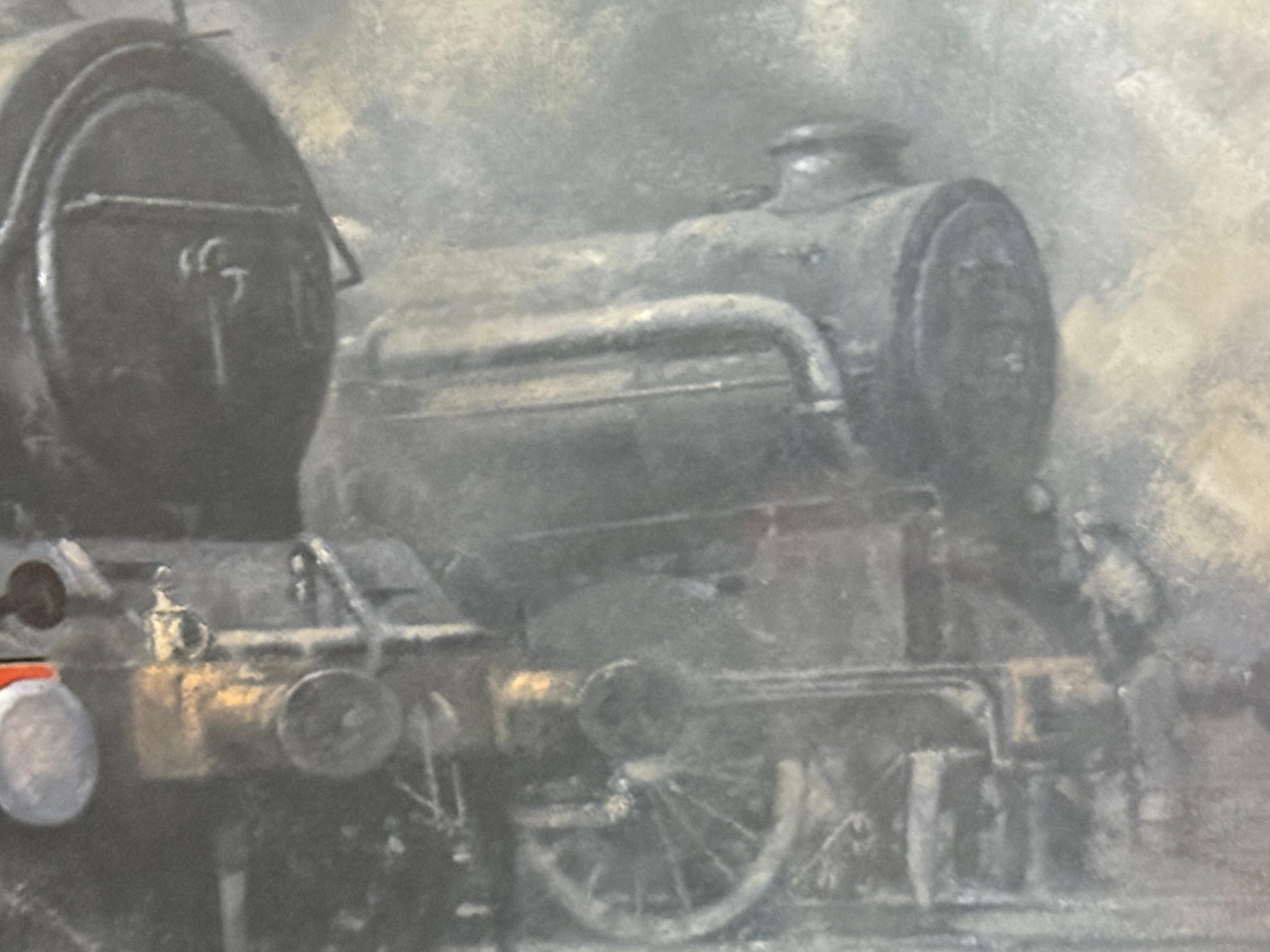 The Flying Scotsman 4472 Steam Train signed ltd ed For Sale 4