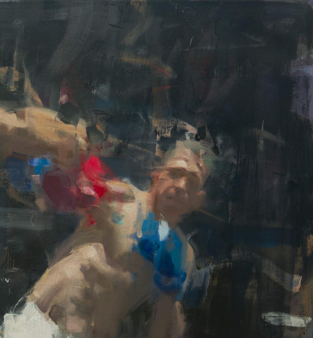 Blanco y negro, óleo sobre lienzo 36