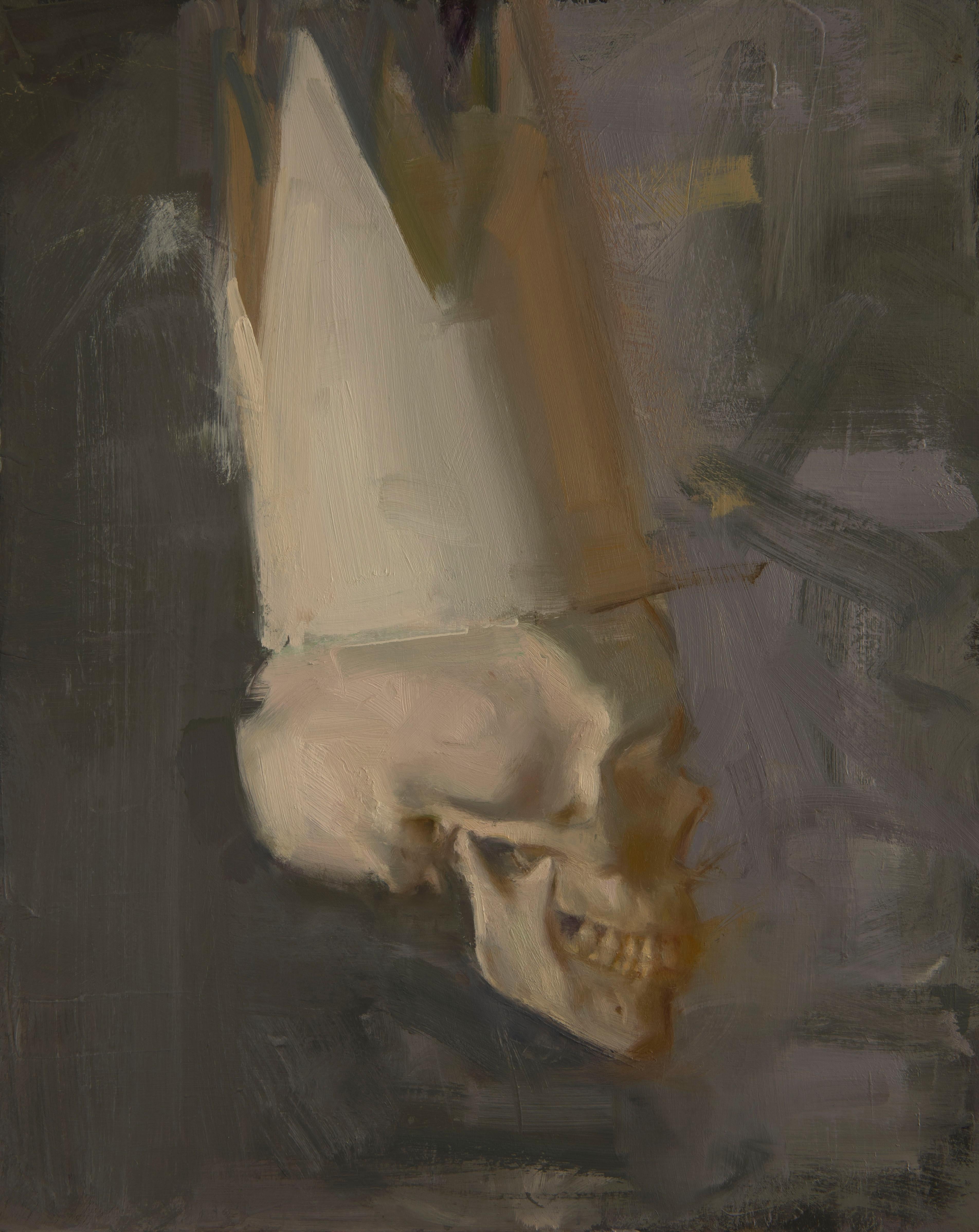 David Shevlino Abstract Painting - Skull