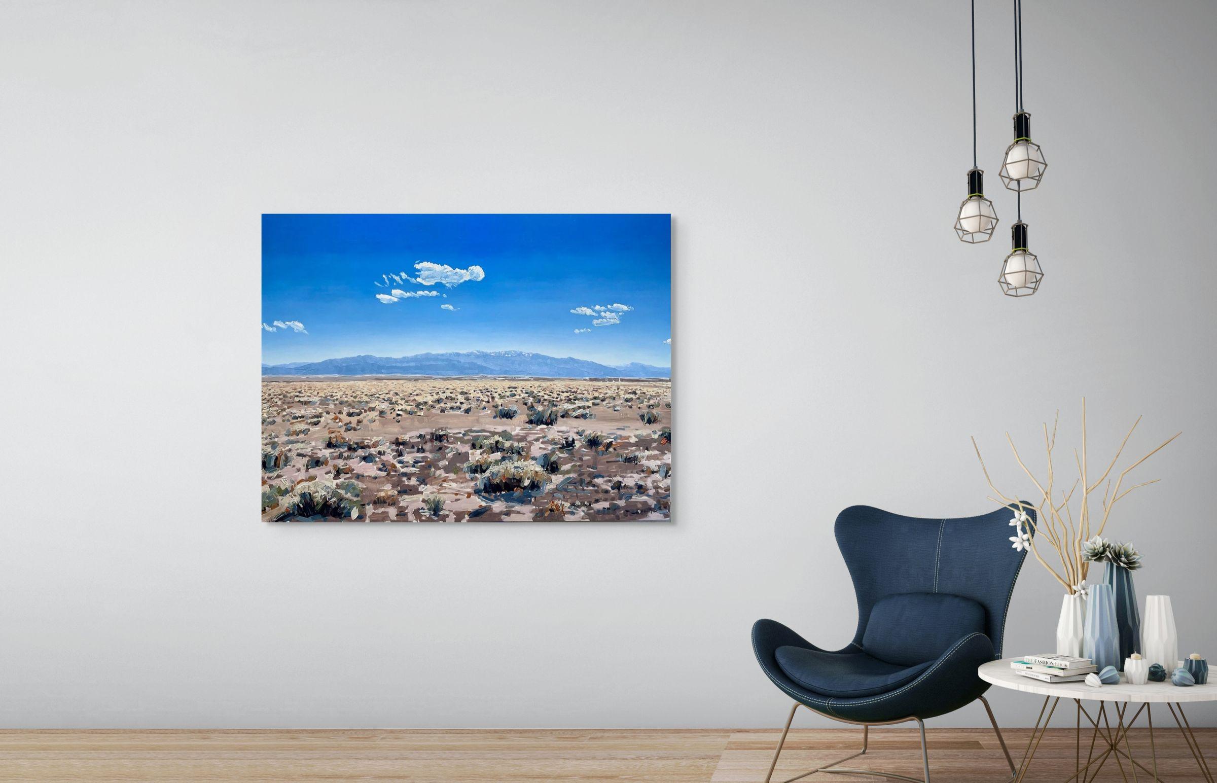 Bacino di Chico, Valle di San Luis, Colorado, Pittura ad olio originale in vendita 6