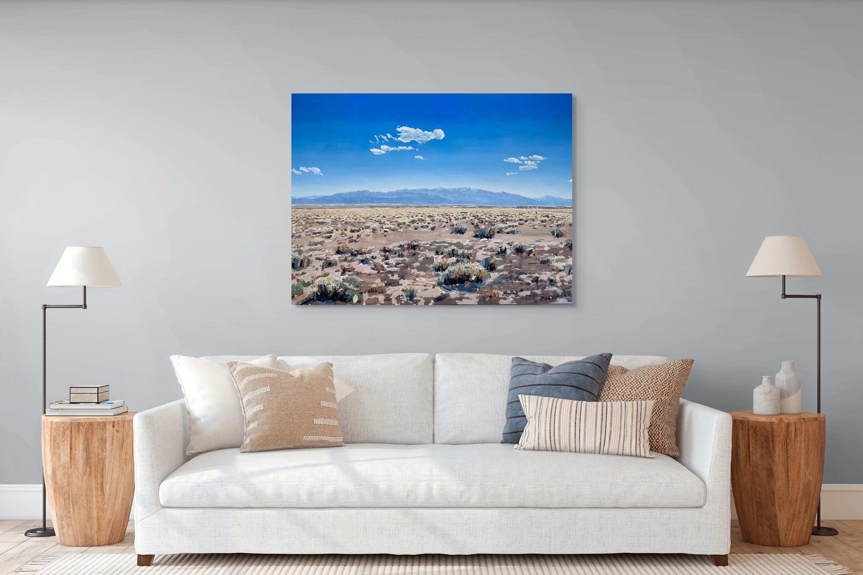 Bacino di Chico, Valle di San Luis, Colorado, Pittura ad olio originale in vendita 2