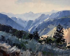 "Lookout Mountain, Colorado" by David Shingler - Oil Landscape Painting