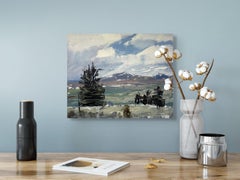 "Mt. Evans and Bierstadt, Colorado" (2016) By David Shingler, Oil Landscape