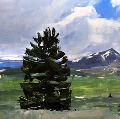 "Mt. Evans and Bierstadt, Colorado" Oil Painting