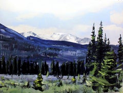 "Rocky Mountain National Park" by David Shingler, CO landscape, Oil Painting