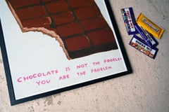 David Shrigley; Chocolate is not the Problem; Lithograph Print 2020