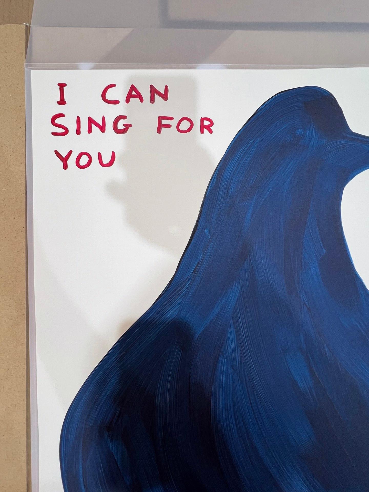I Can Sing For You, 2025, pittura acrilica su carta di David Shrigley in vendita 2