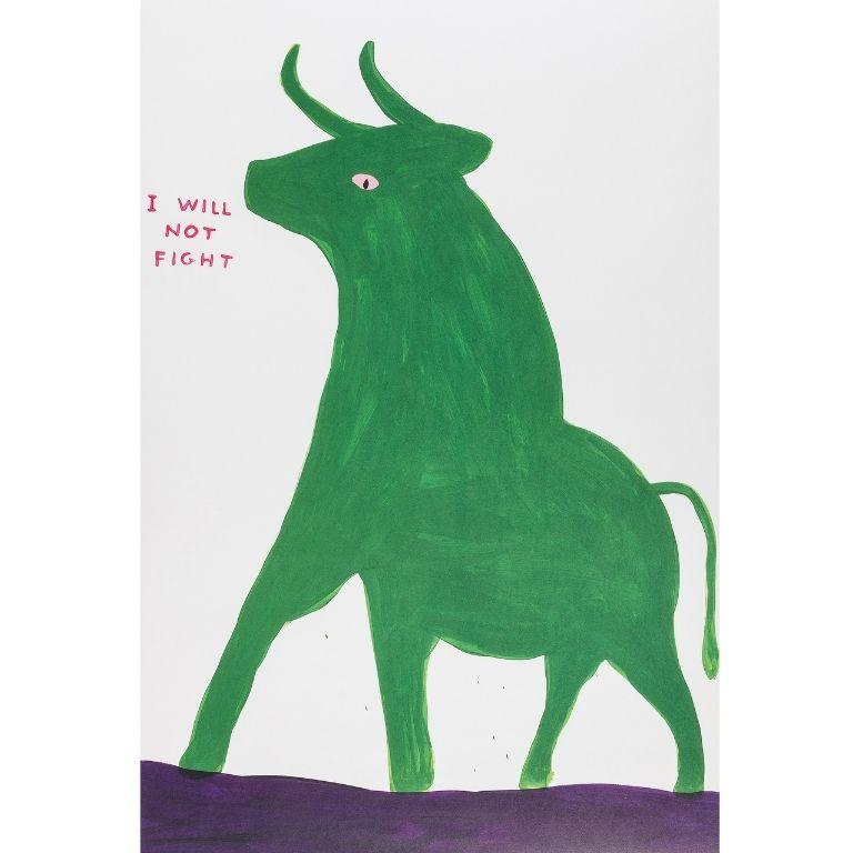 Animal Series -- Set of four, Lithograph, Animals, Text Art by David Shrigley 1