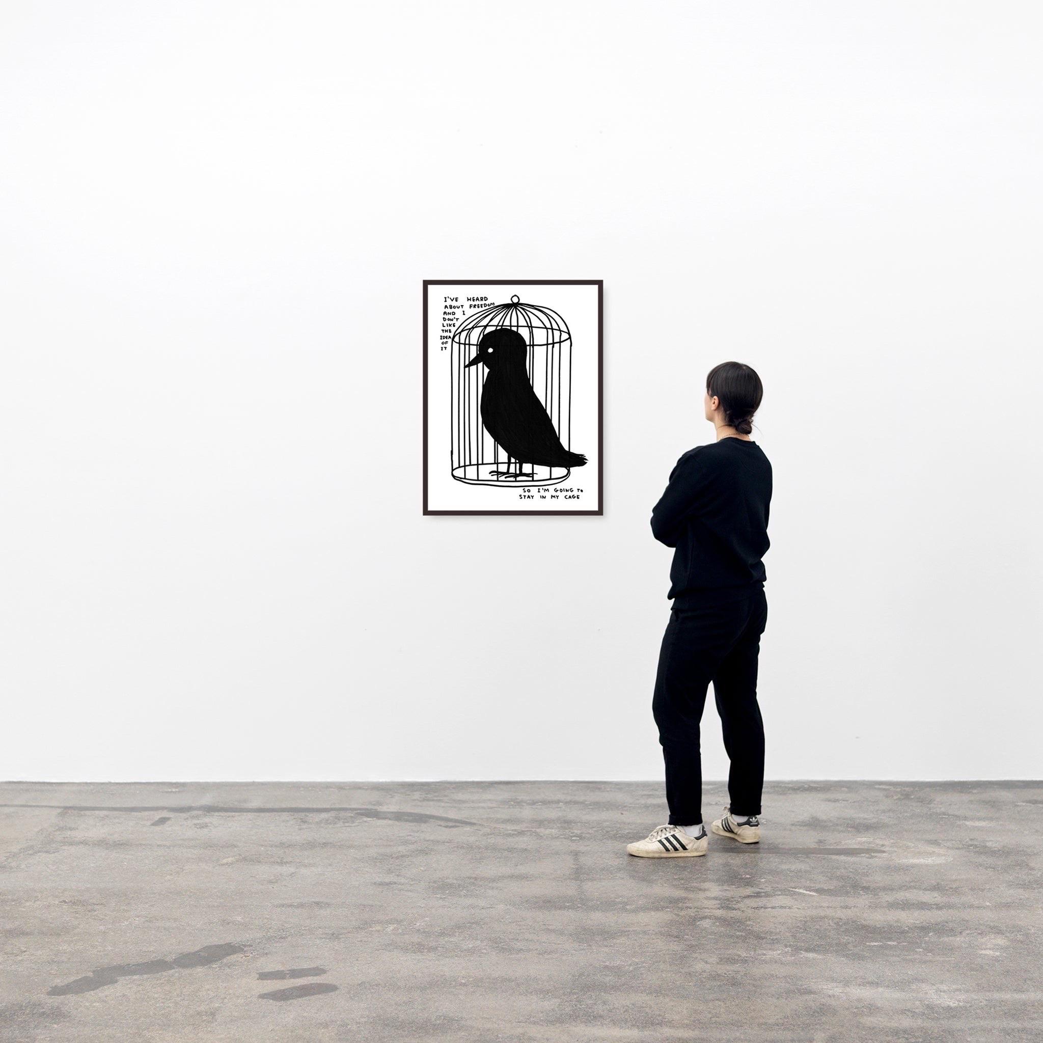 Animals and Existentialism - Complete set of four Edition of 250 David Shrigley prints released April 2022. 

Monkey Isn't Thinking About You (2021)
Do Not Eat Him (2021)
I've Heard About Freedom (2021)
How Fast Can You Run? (2020)

Each Print:
70 x