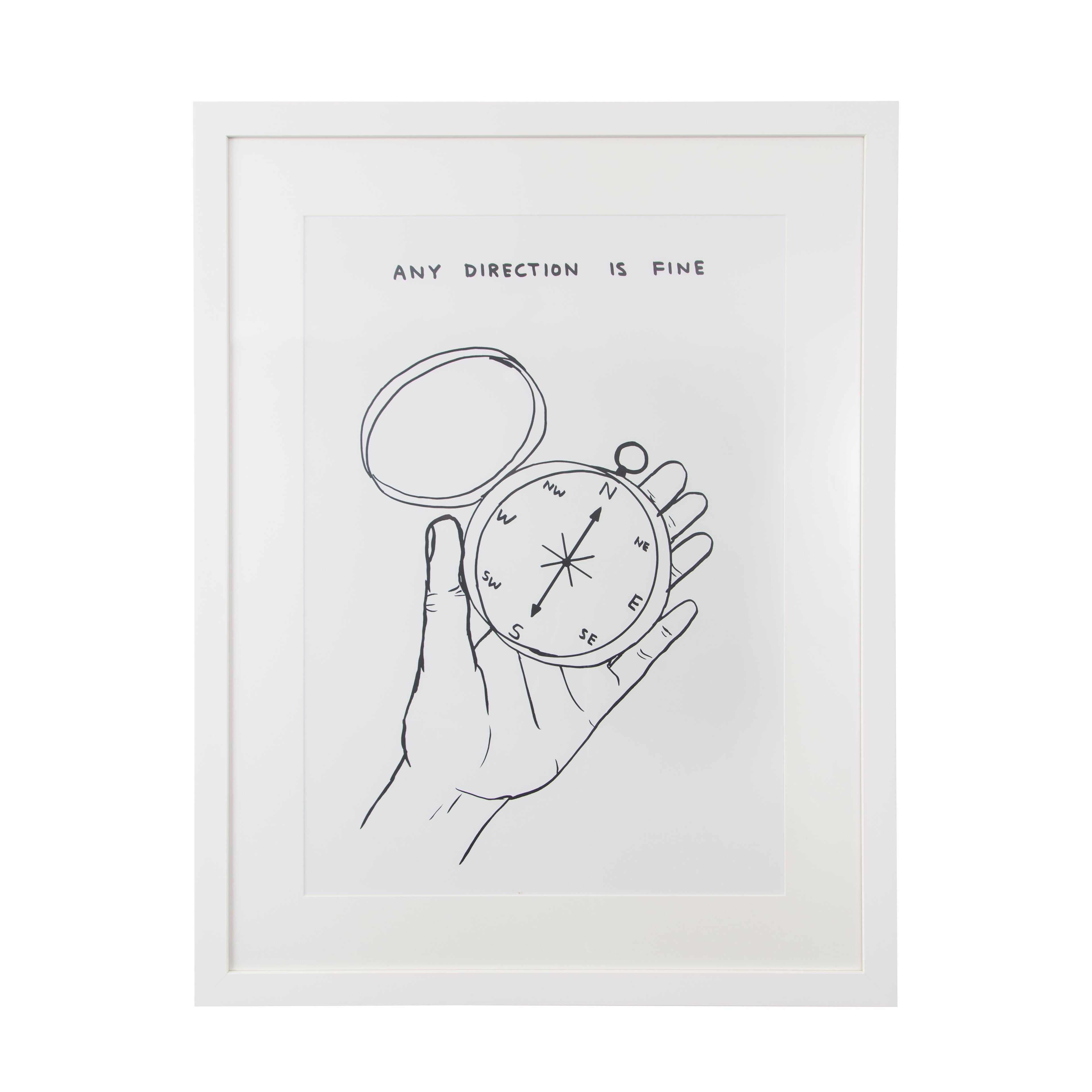 Any Direction Is Fine - Contemporary Print by David Shrigley